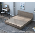 Conjunto de dormitorio estable de cama de madera maciza para colchón